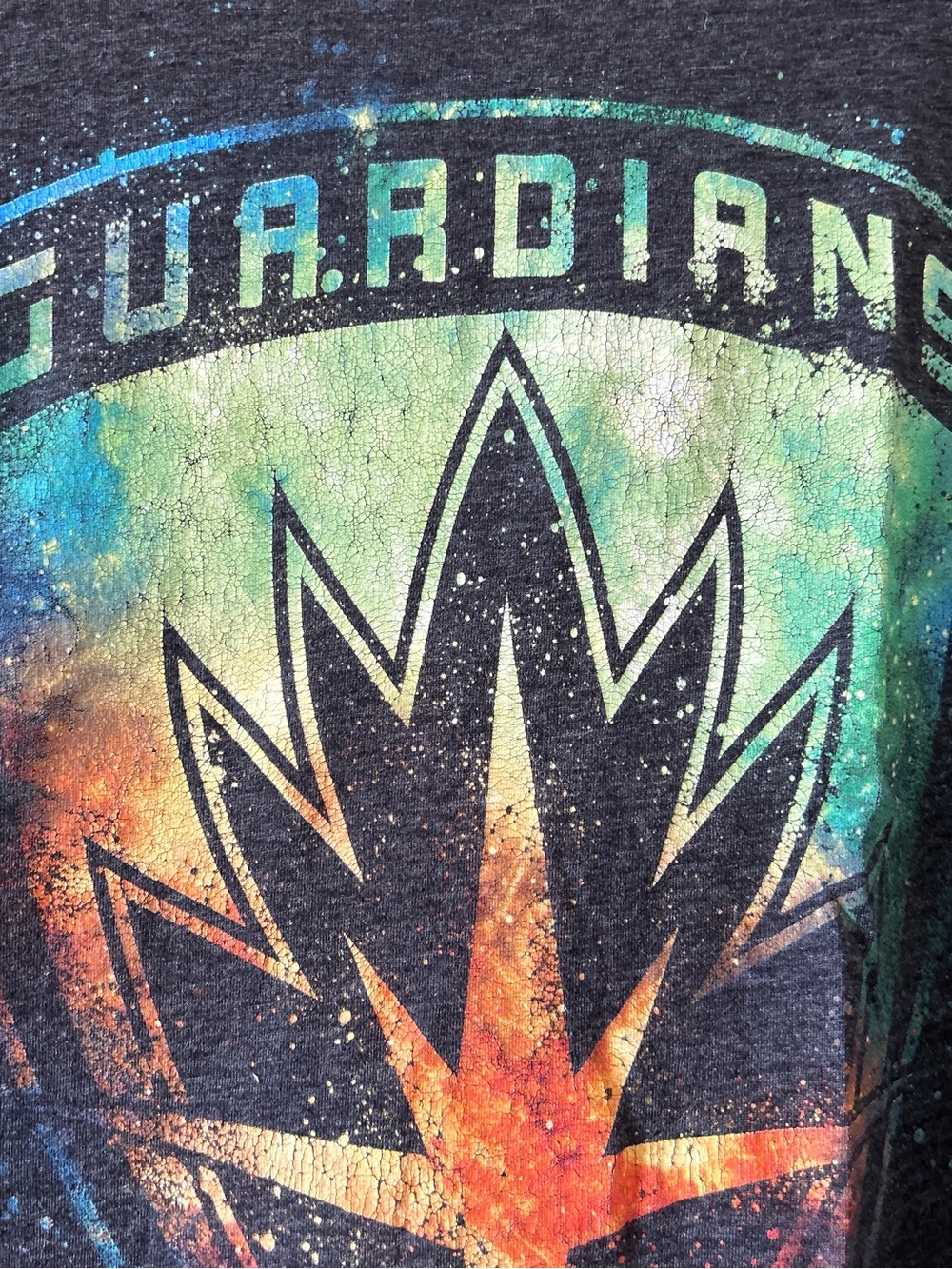 Bold Guardians Graphic T-shirt Comic Con tee. M/L Gray Unisex - Picture 3 of 5